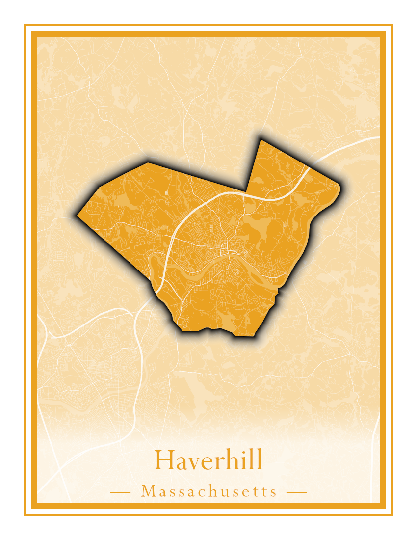 Massachusetts Towns - Street Map (Harvard - Haverhill)