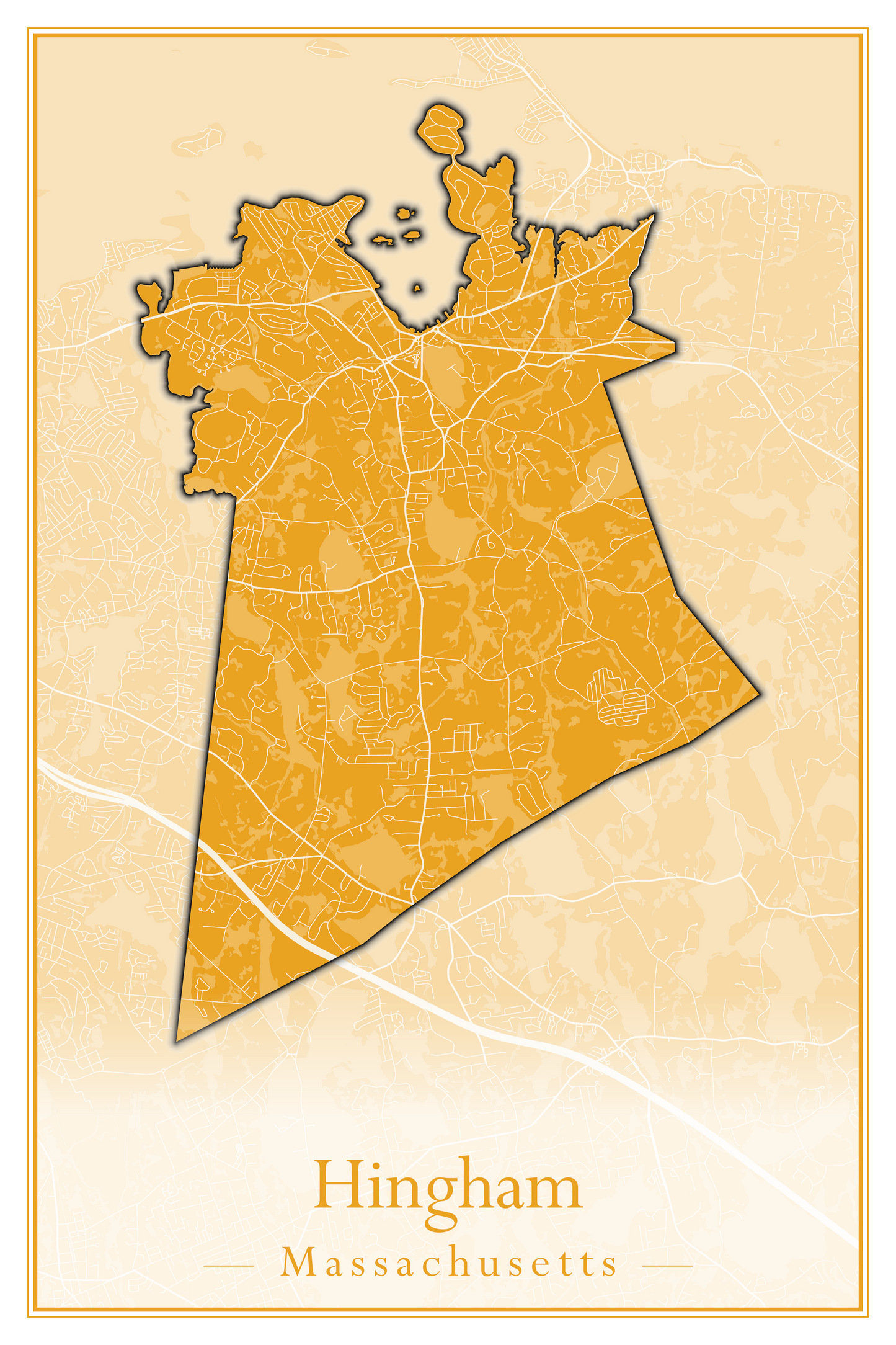 Massachusetts Towns - Street Map (Hawley - Hinsdale)