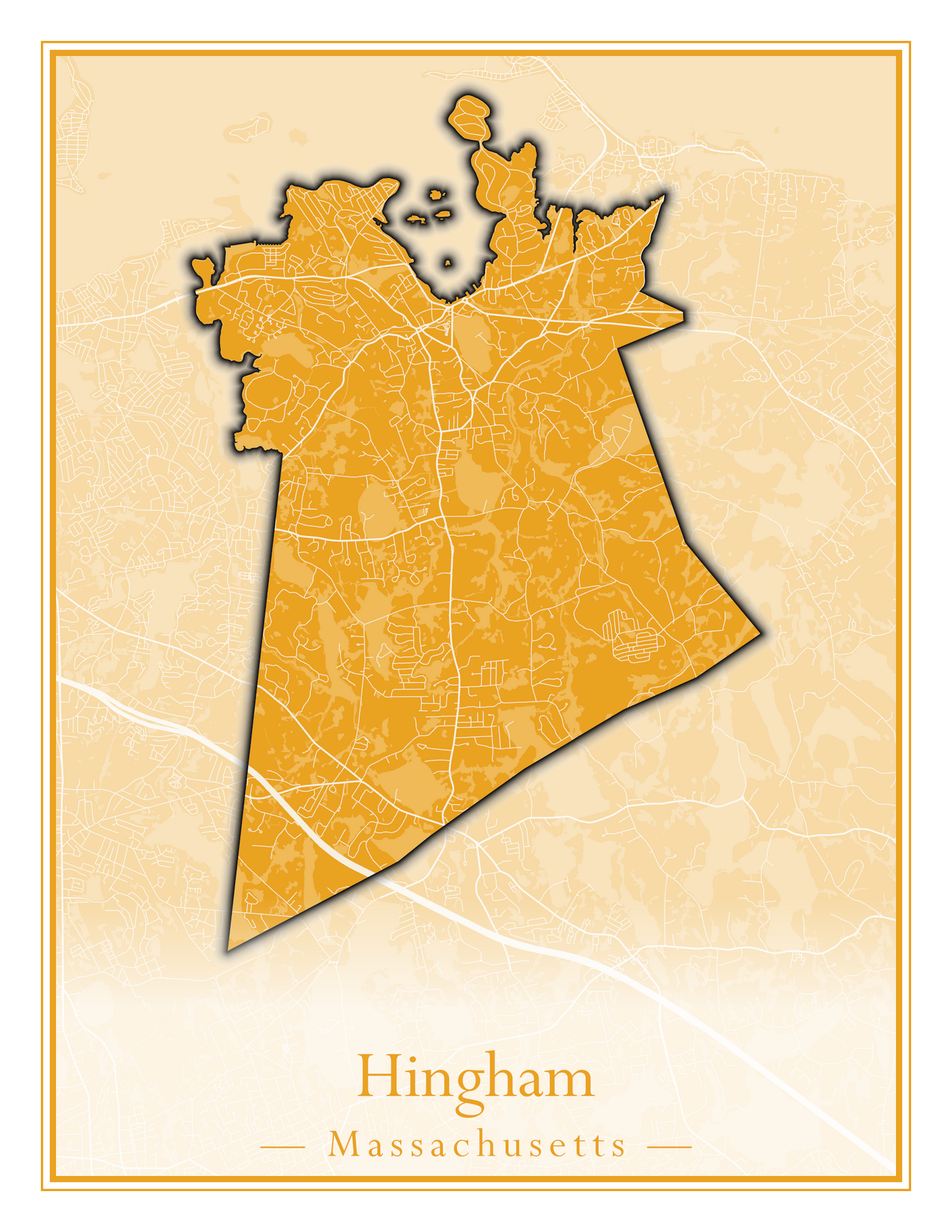 Massachusetts Towns - Street Map (Hawley - Hinsdale)