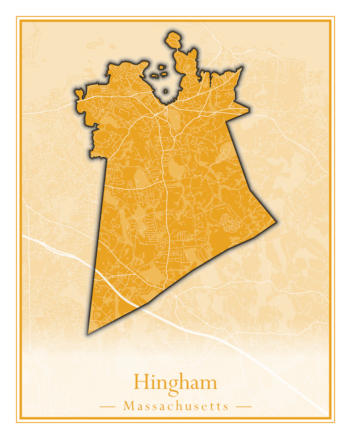 Massachusetts Towns - Street Map (Hawley - Hinsdale)