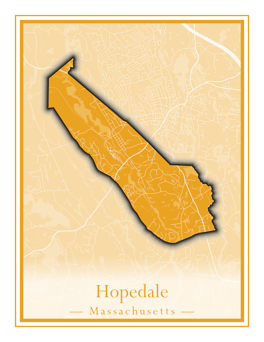 Massachusetts Towns - Street Map (Holyoke - Hubbardston)