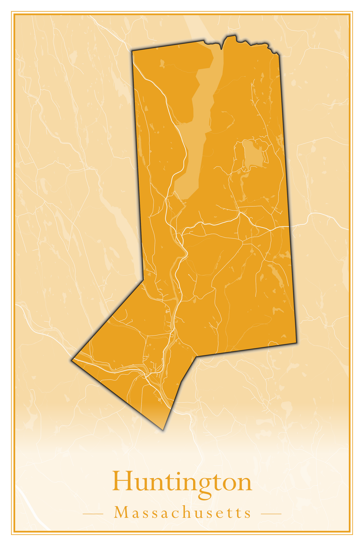 Massachusetts Towns - Street Map (Hudson - Ipswich)