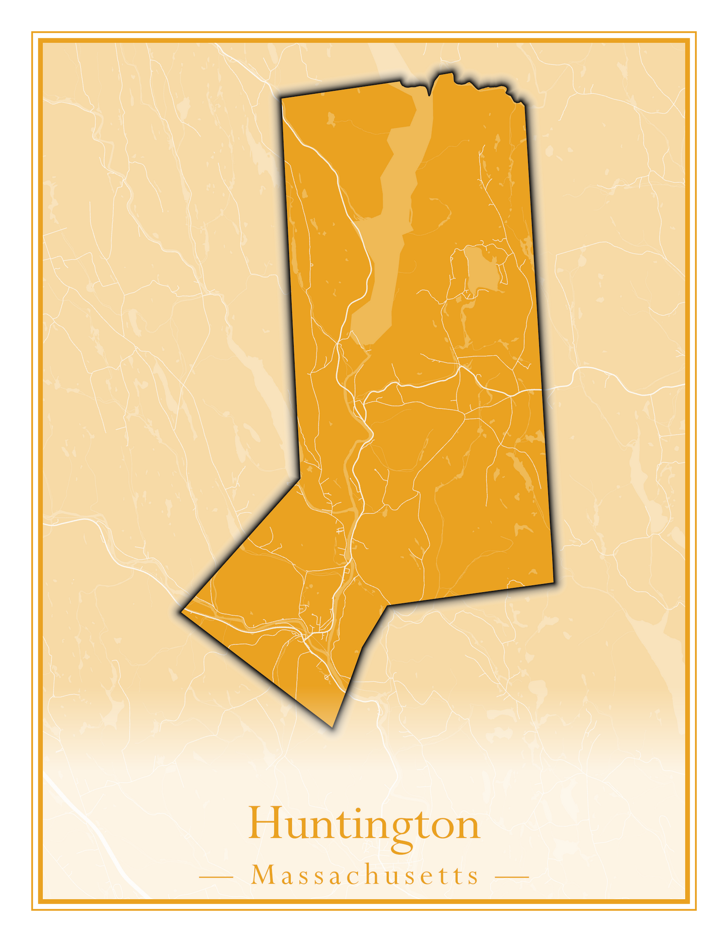 Massachusetts Towns - Street Map (Hudson - Ipswich)