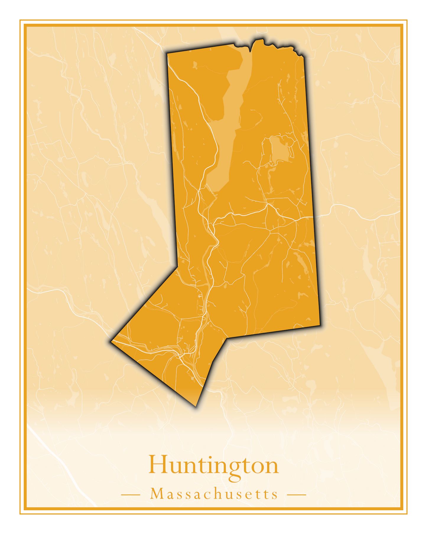 Massachusetts Towns - Street Map (Hudson - Ipswich)