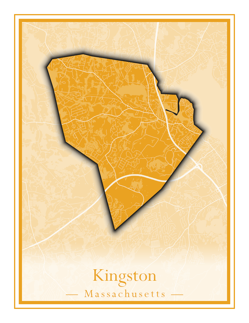 Massachusetts Towns - Street Map (Kingston - Lanesborough)