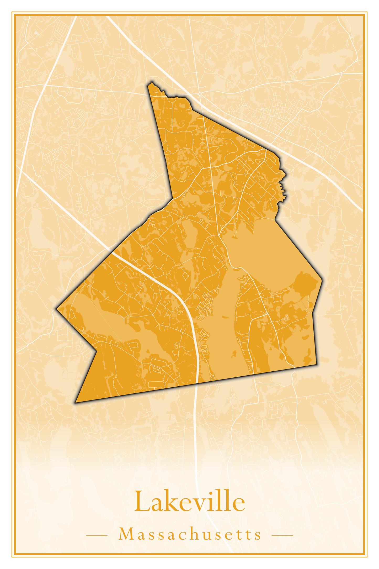 Massachusetts Towns - Street Map (Kingston - Lanesborough)