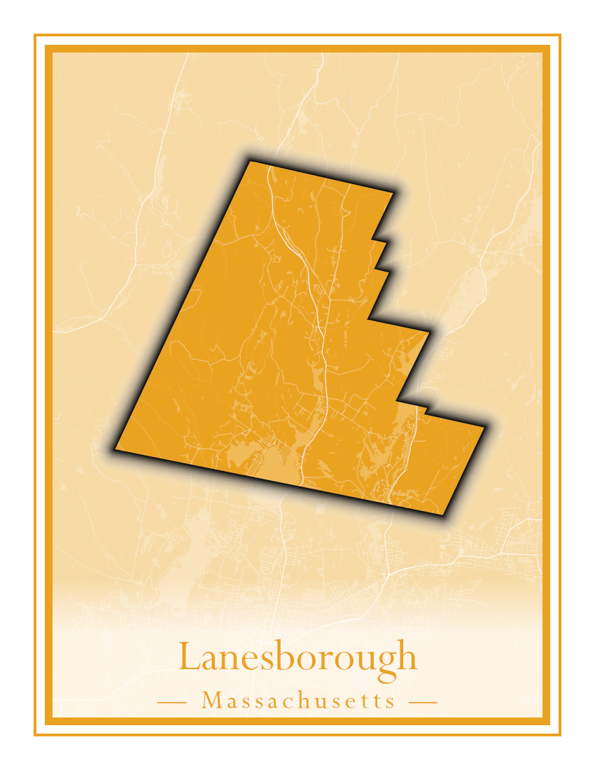 Massachusetts Towns - Street Map (Kingston - Lanesborough)