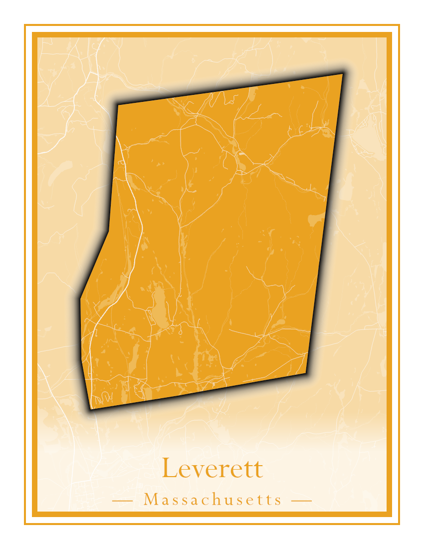 Massachusetts Towns - Street Map (Leominster - Leyden)