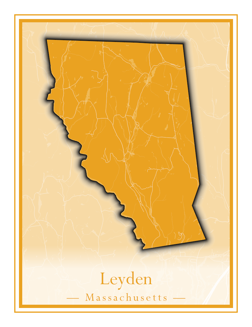 Massachusetts Towns - Street Map (Leominster - Leyden)