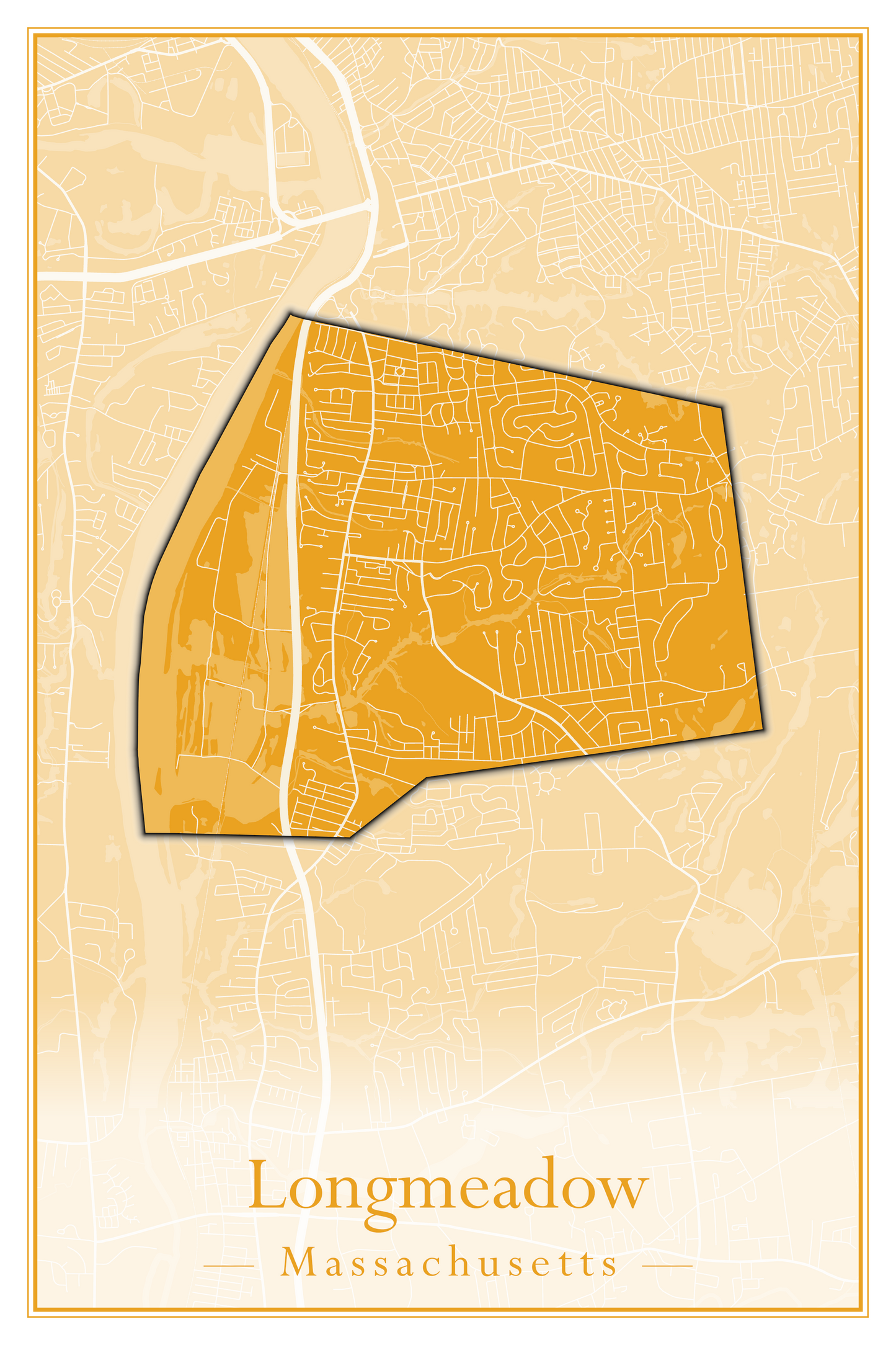 Massachusetts Towns - Street Map (Lincoln - Lowell)