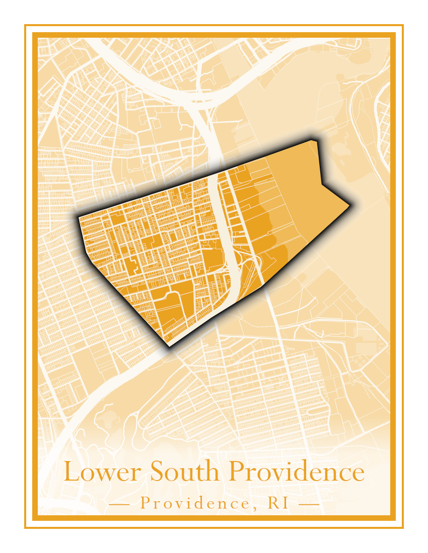 Providence Neighborhoods - Street Map (Hartford - Manton)