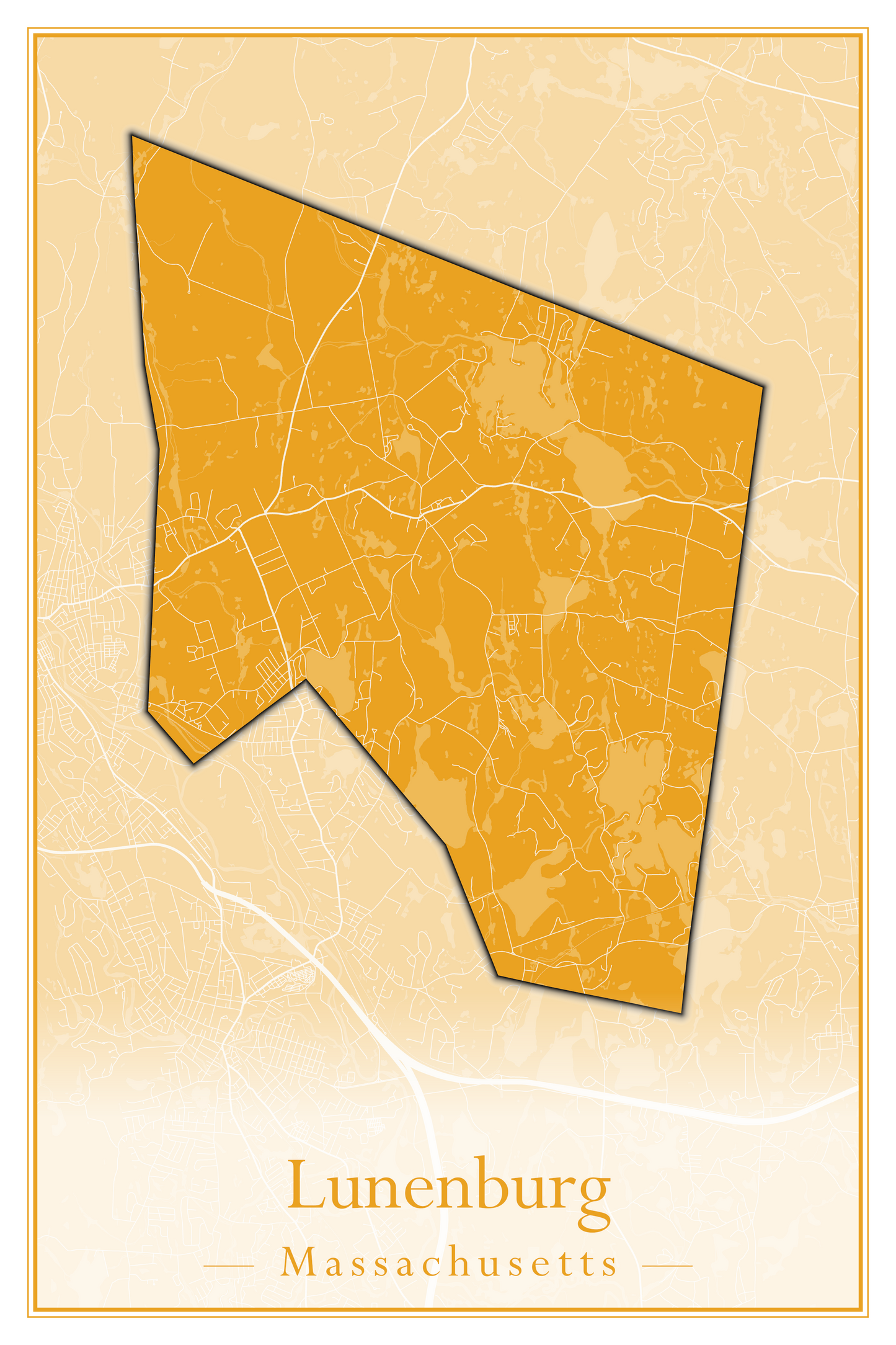 Massachusetts Towns - Street Map (Ludlow - Lynnfield)