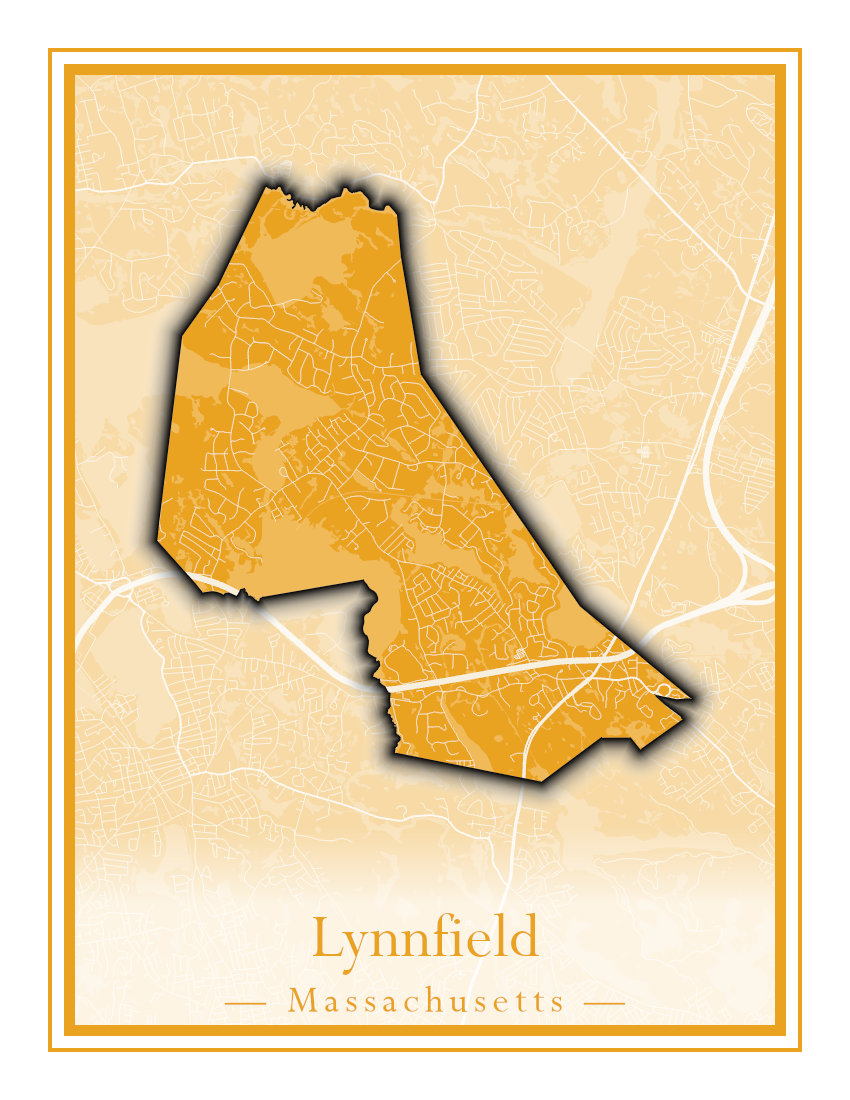 Massachusetts Towns - Street Map (Ludlow - Lynnfield)