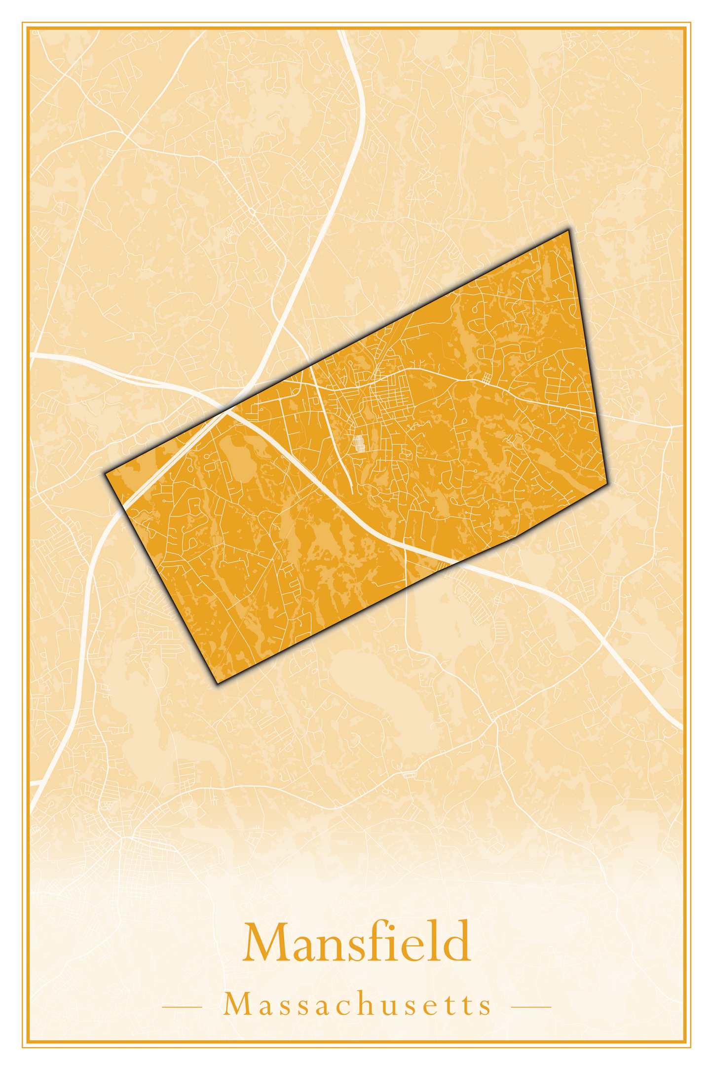 Massachusetts Towns - Street Map (Malden - Marblehead)