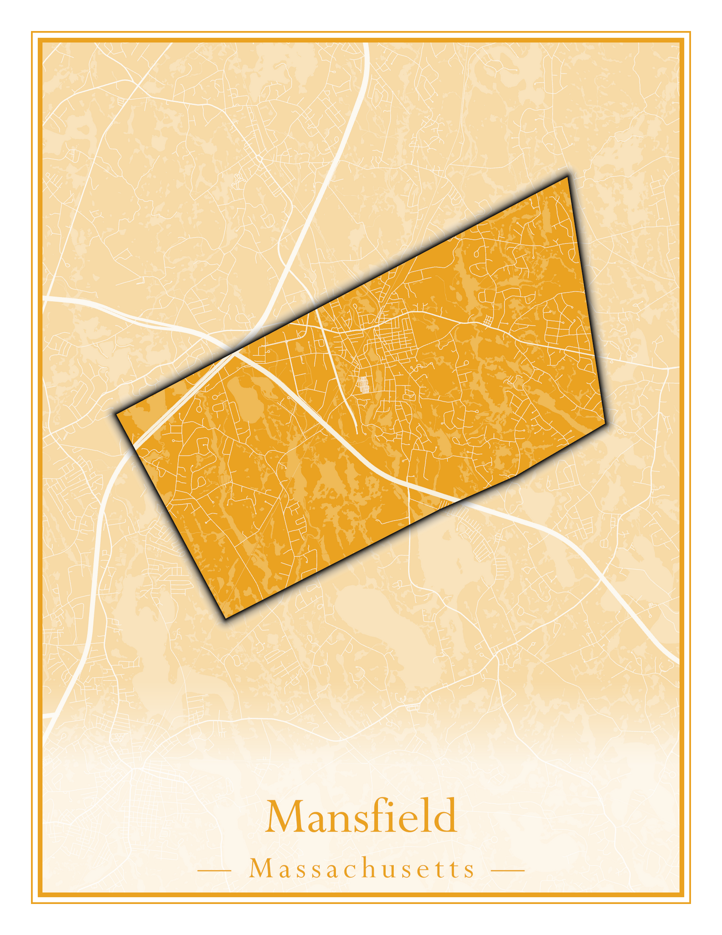 Massachusetts Towns - Street Map (Malden - Marblehead)