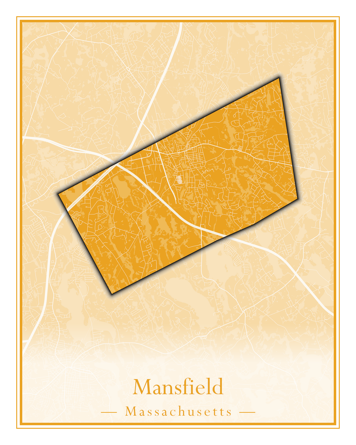 Massachusetts Towns - Street Map (Malden - Marblehead)