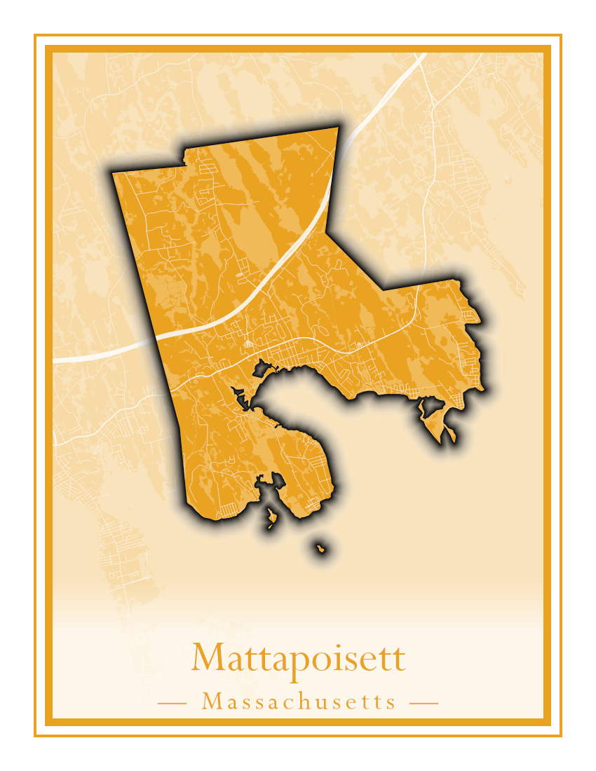 Massachusetts Towns - Street Map (Mattapoisett - Medford)