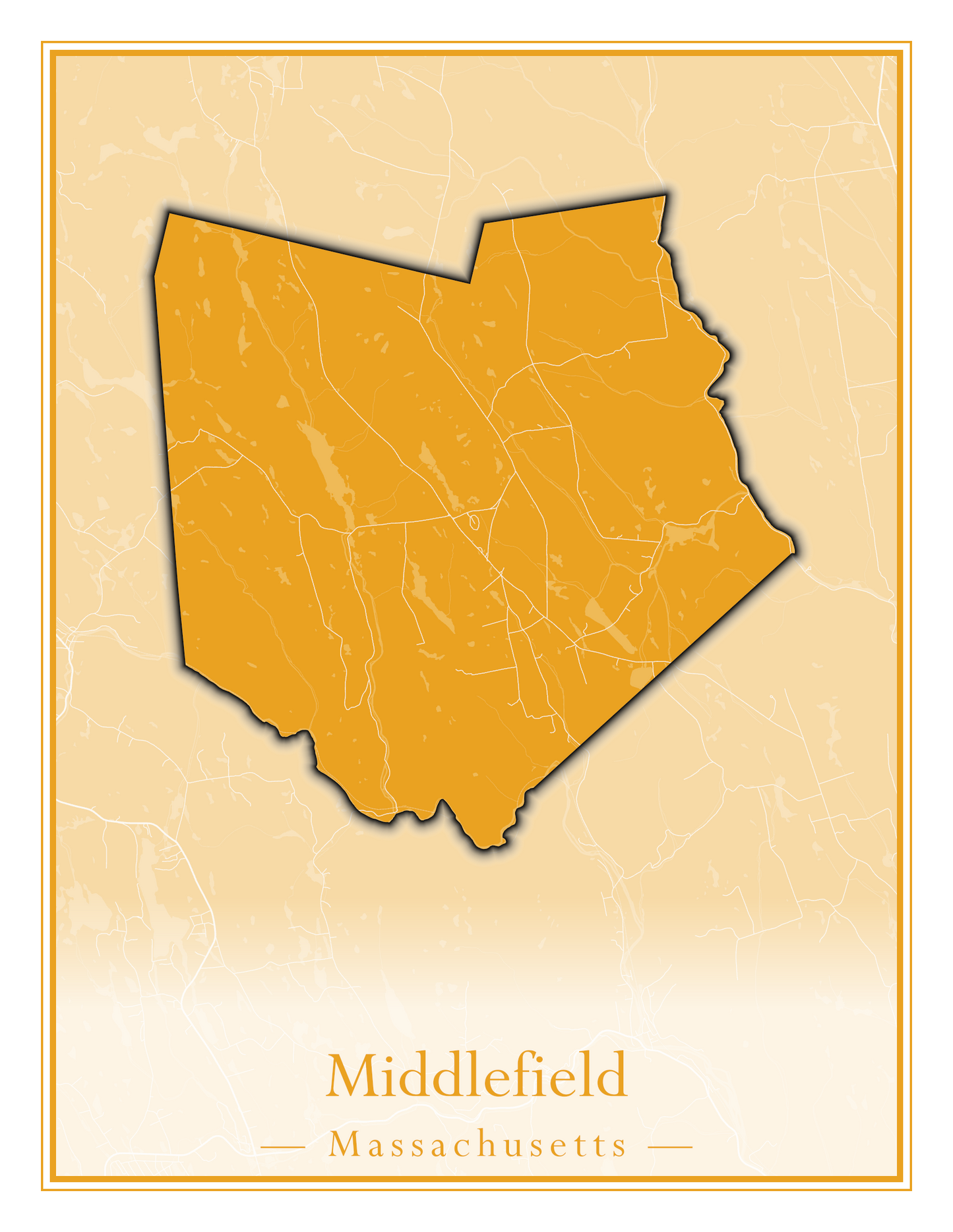 Massachusetts Towns - Street Map (Methuen - Middleton)