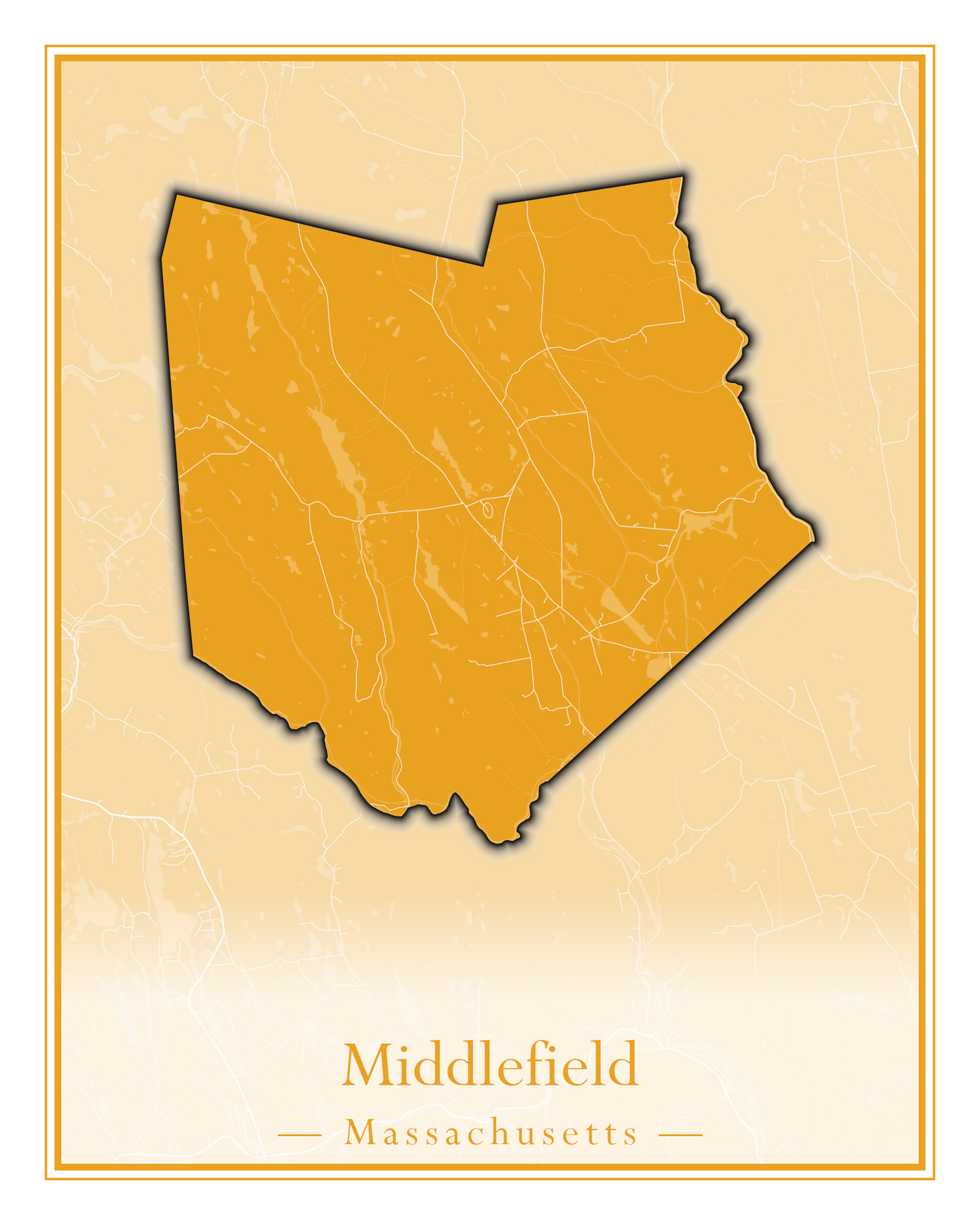 Massachusetts Towns - Street Map (Methuen - Middleton)