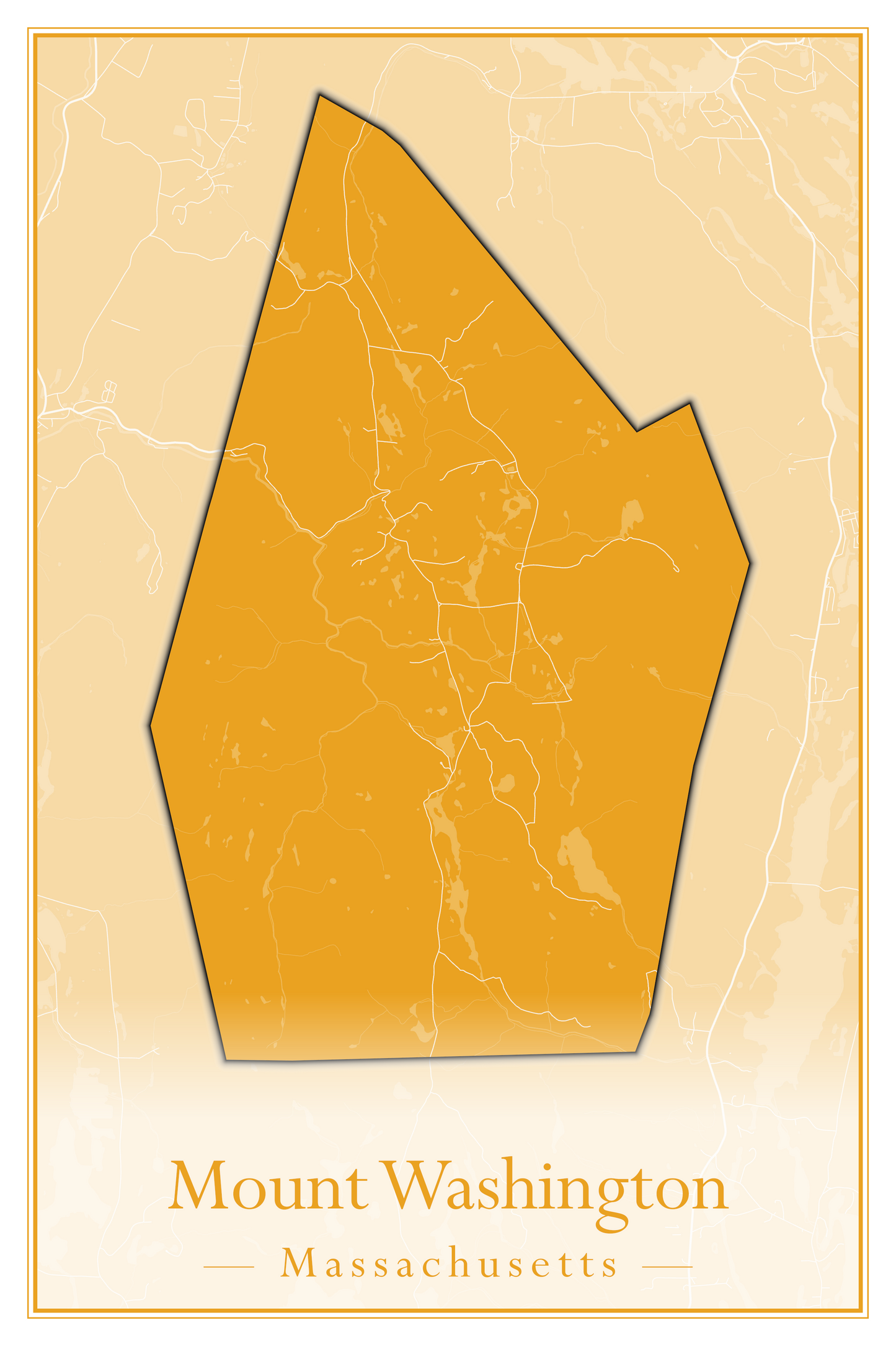 Massachusetts Towns - Street Map (Monterey - Nahant)