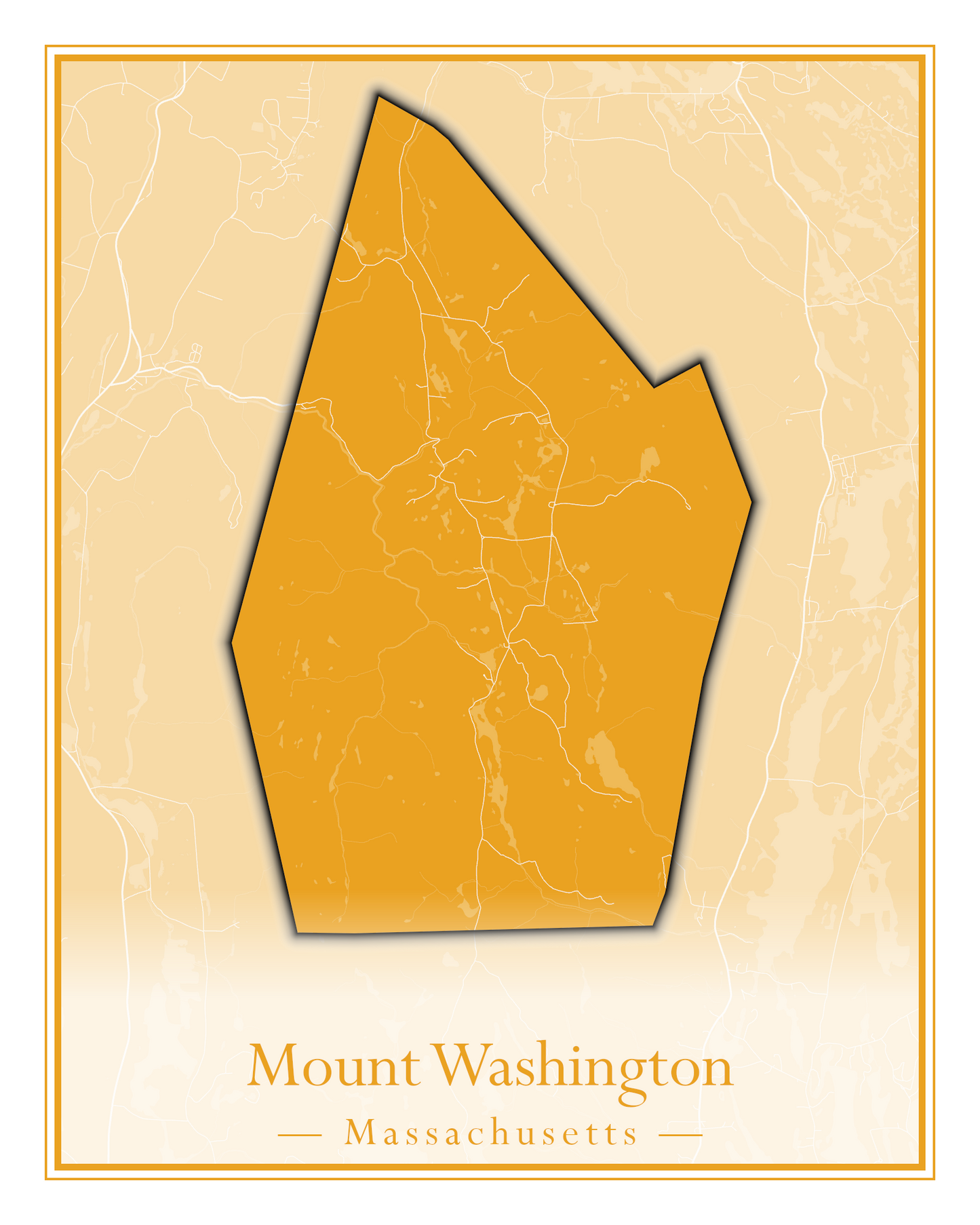 Massachusetts Towns - Street Map (Monterey - Nahant)