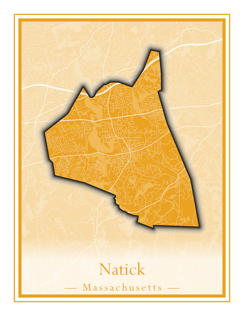 Massachusetts Towns - Street Map (Nantucket - New Ashford)