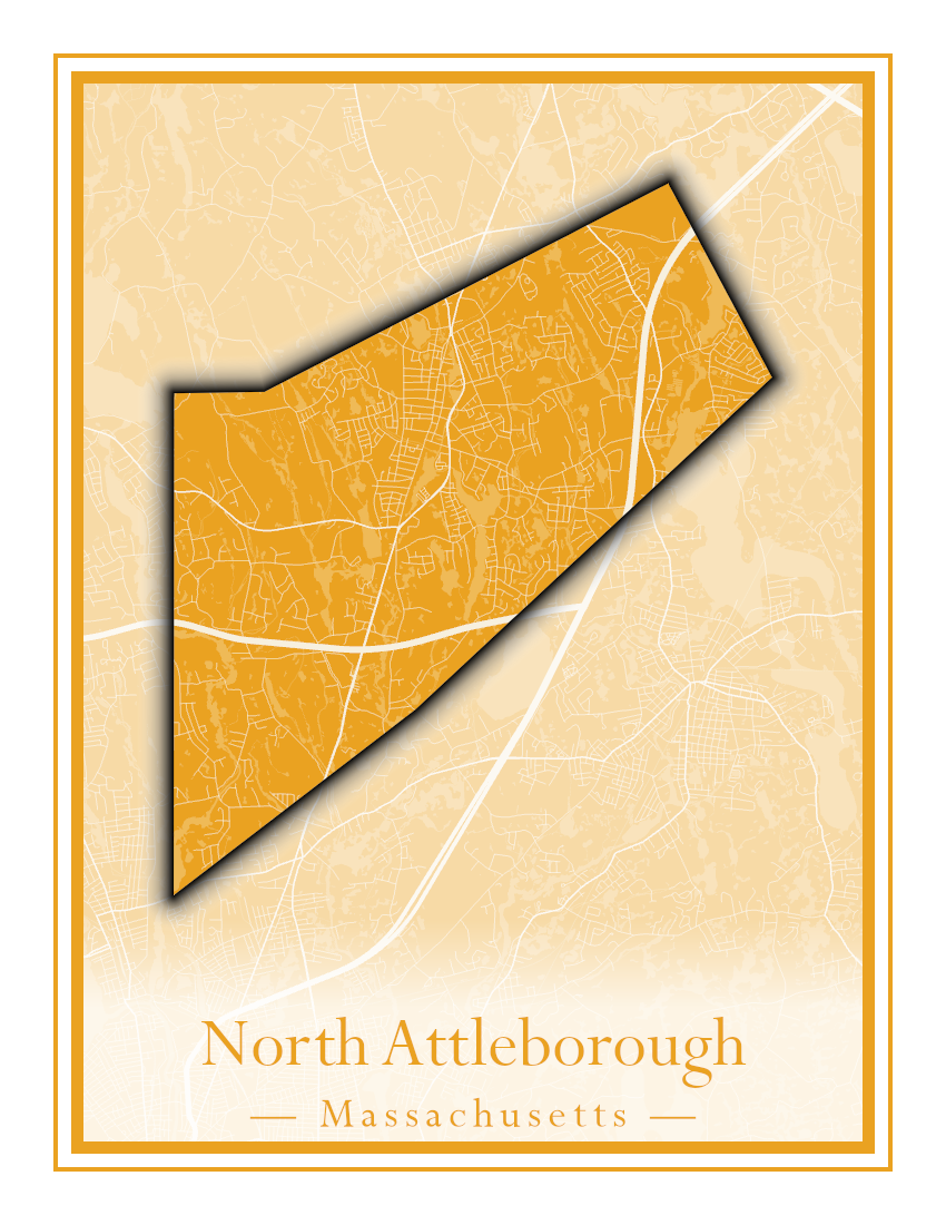 Massachusetts Towns - Street Map (North Adams - North Brookfield)