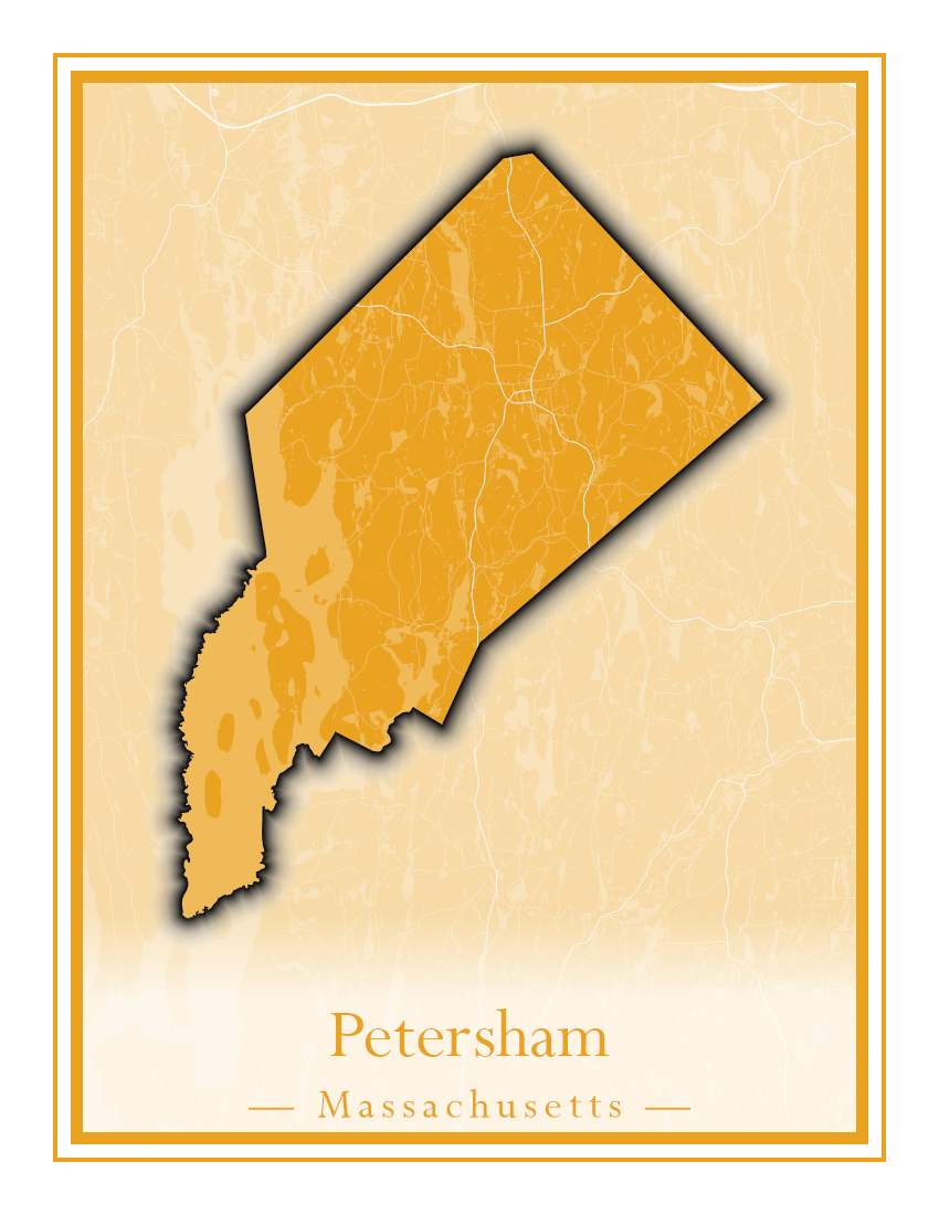 Massachusetts Towns - Street Map (Peru - Pittsfield)