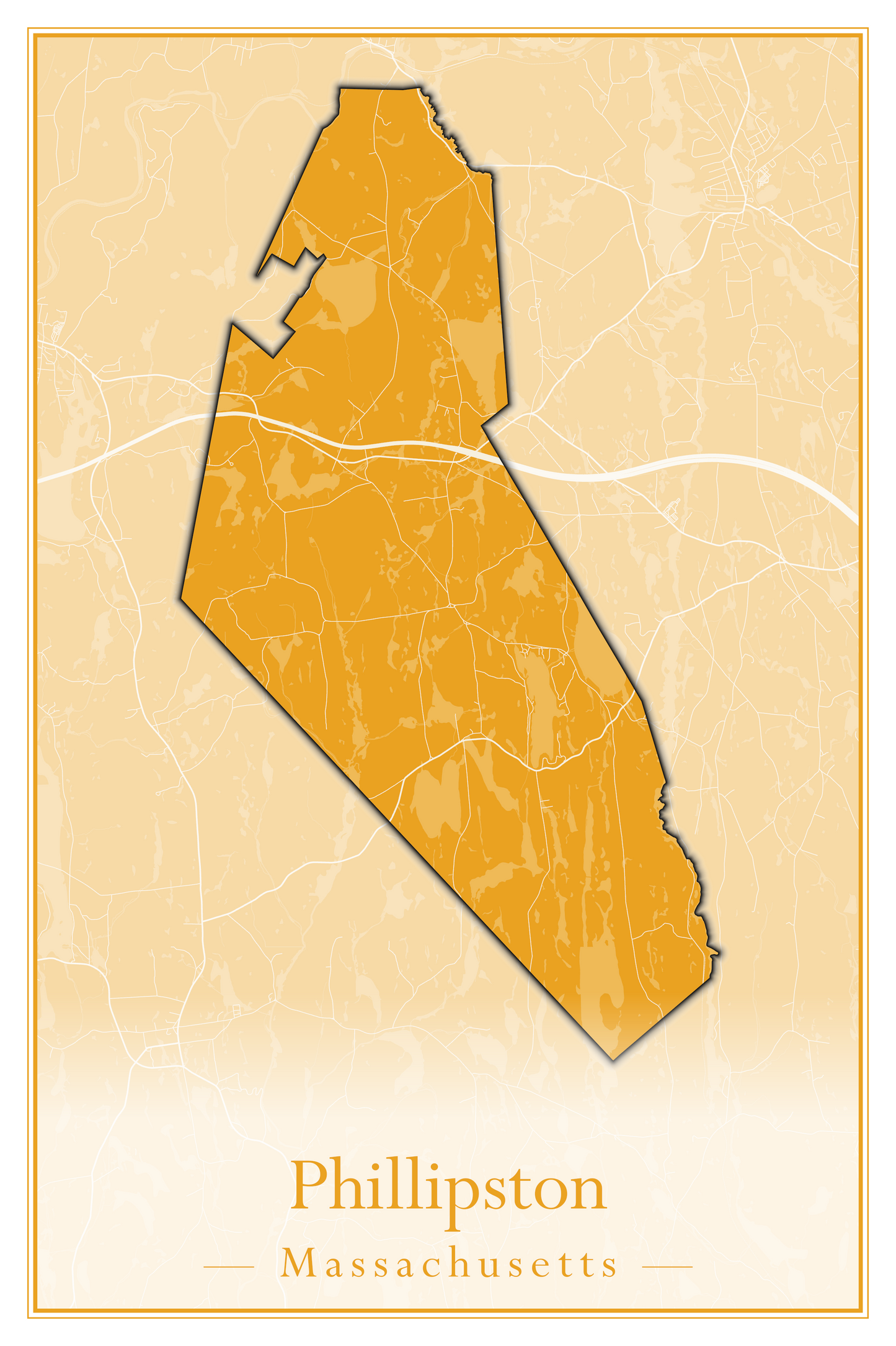 Massachusetts Towns - Street Map (Peru - Pittsfield)