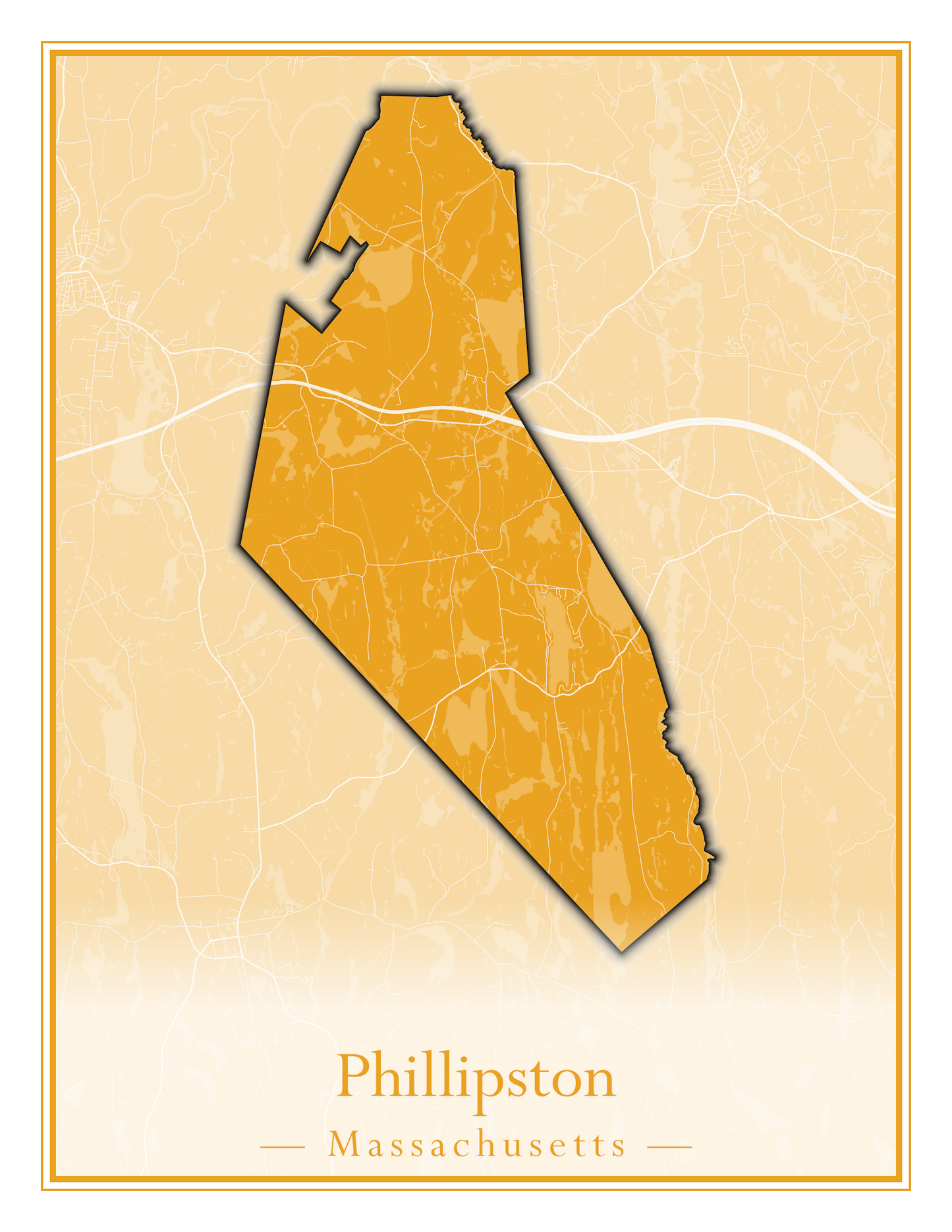 Massachusetts Towns - Street Map (Peru - Pittsfield)