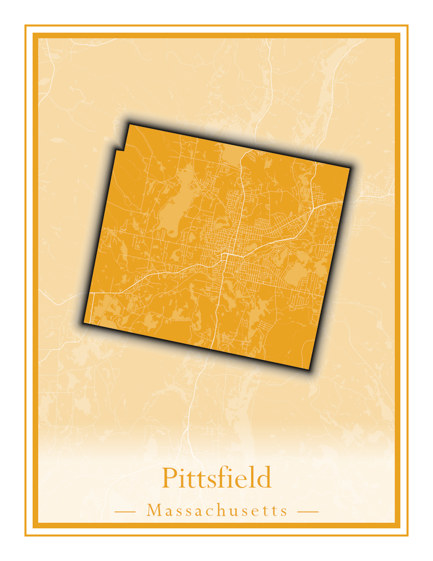 Massachusetts Towns - Street Map (Peru - Pittsfield)