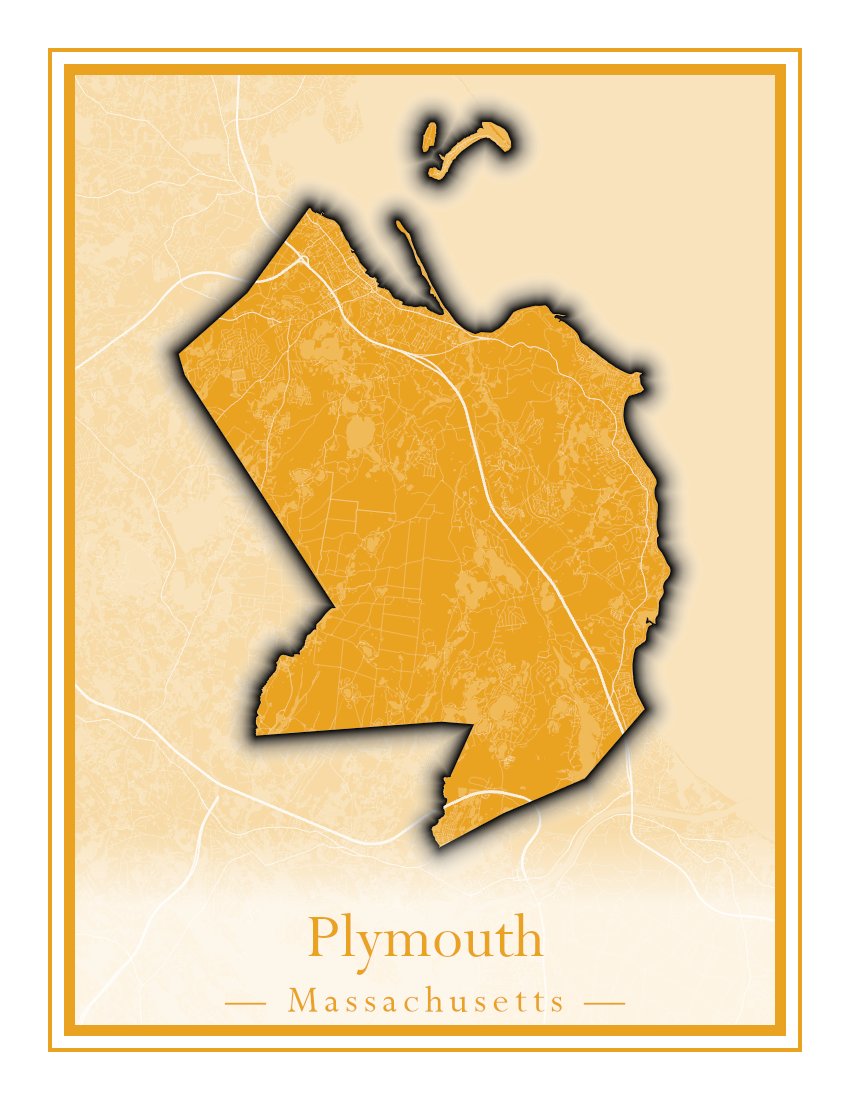 Massachusetts Towns - Street Map (Plainfield - Plympton)