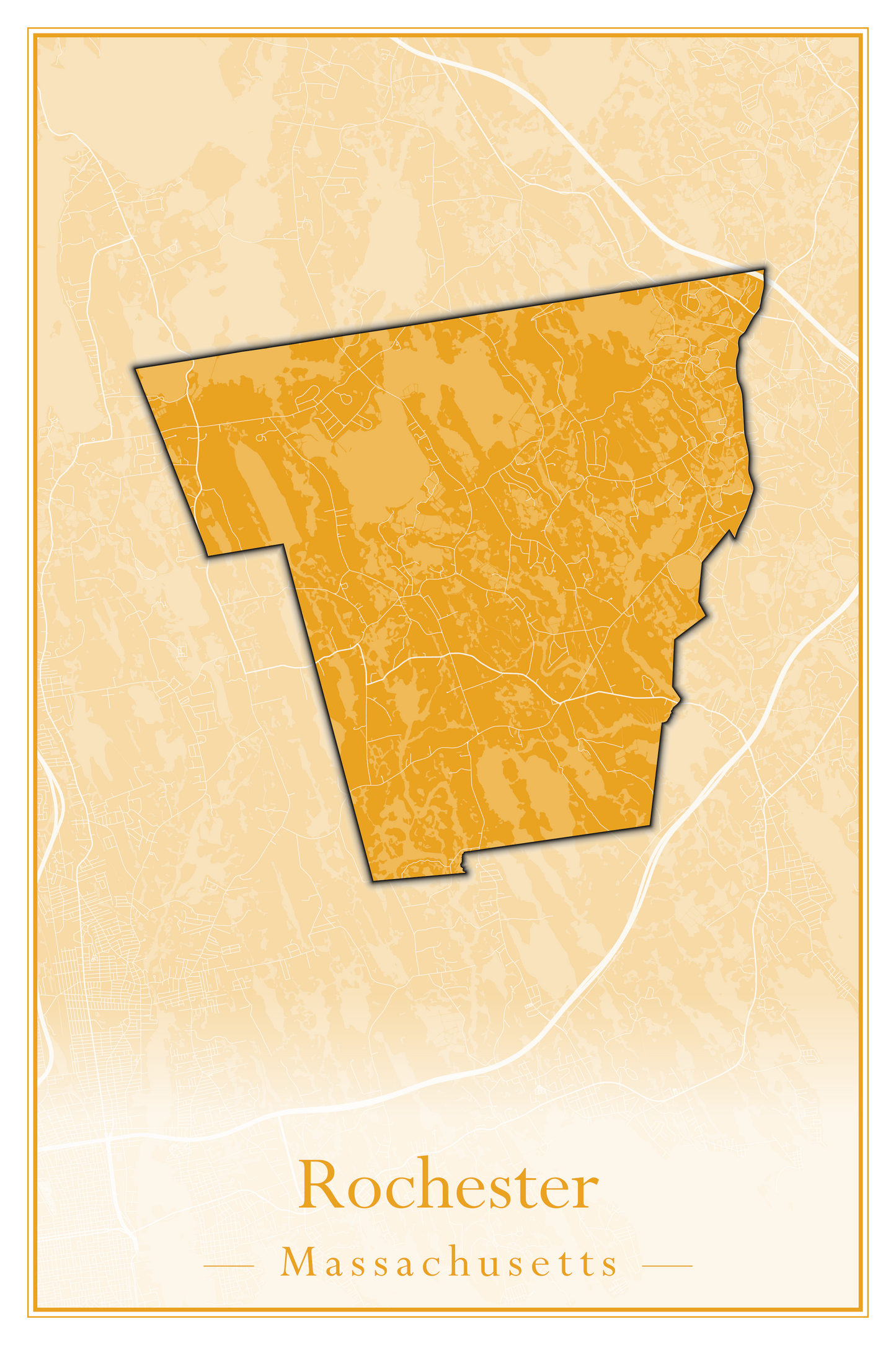 Massachusetts Towns - Street Map (Richmond - Rockport)