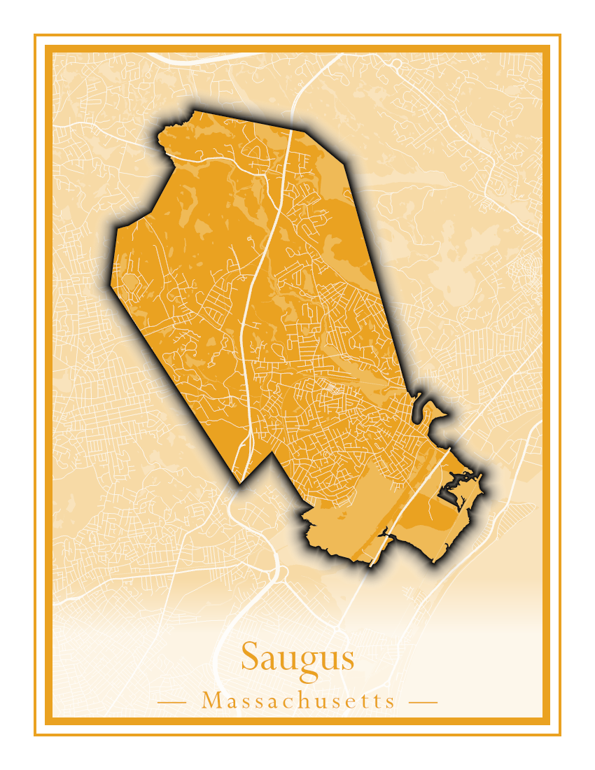 Massachusetts Towns - Street Map (Sandwich - Scituate)