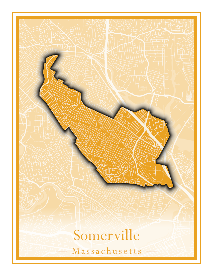 Massachusetts Towns - Street Map (Somerset - Southampton)