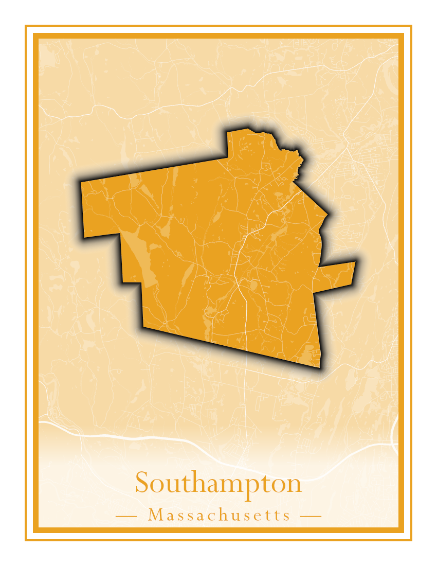 Massachusetts Towns - Street Map (Somerset - Southampton)