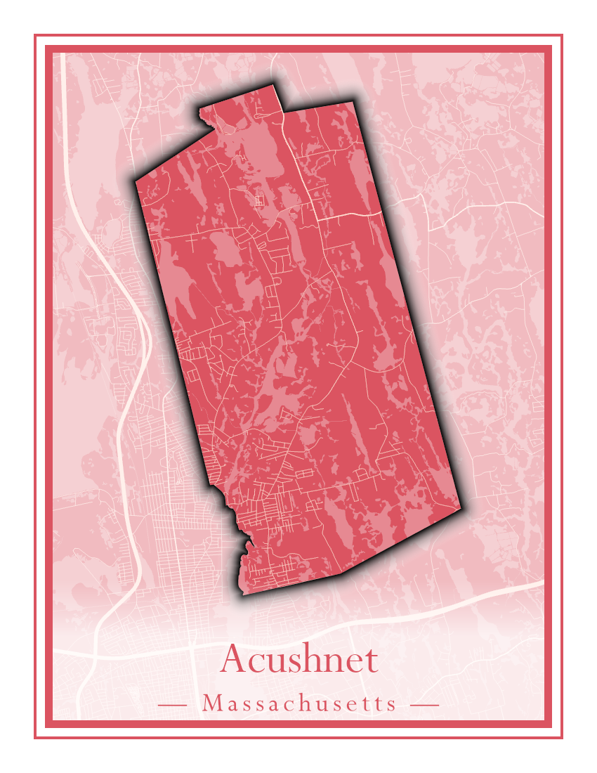 Massachusetts Towns - Street Map (Abington - Adams)