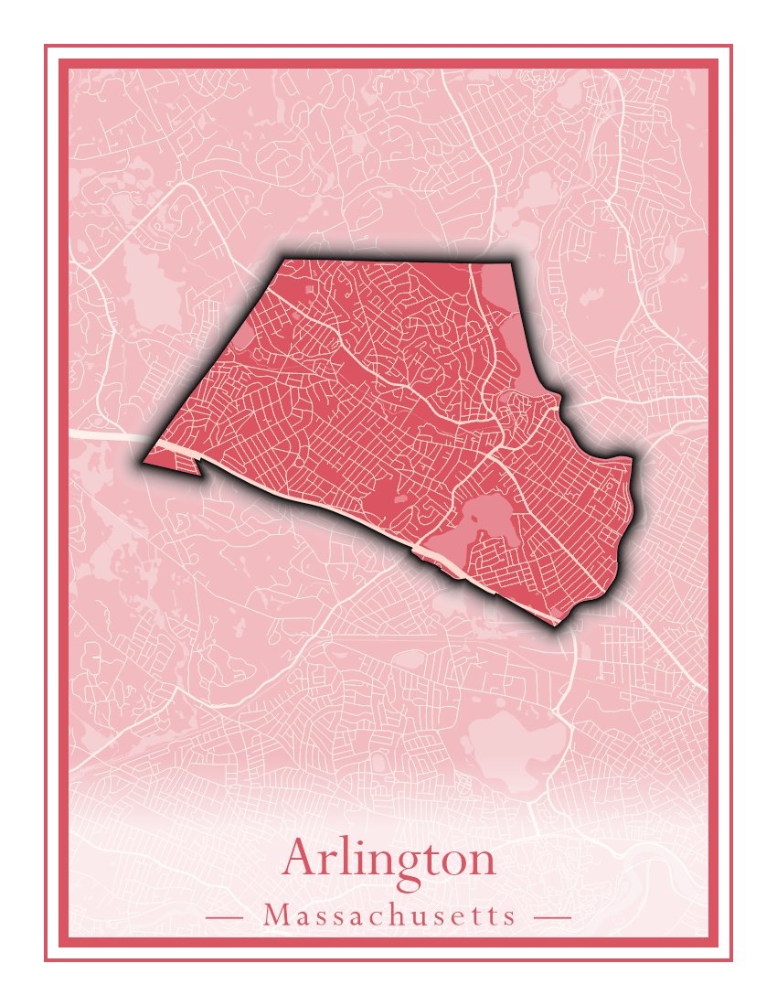 Massachusetts Towns - Street Map (Andover - Ashburnham)