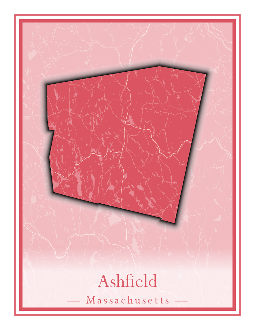 Massachusetts Towns - Street Map (Ashby - Athol)