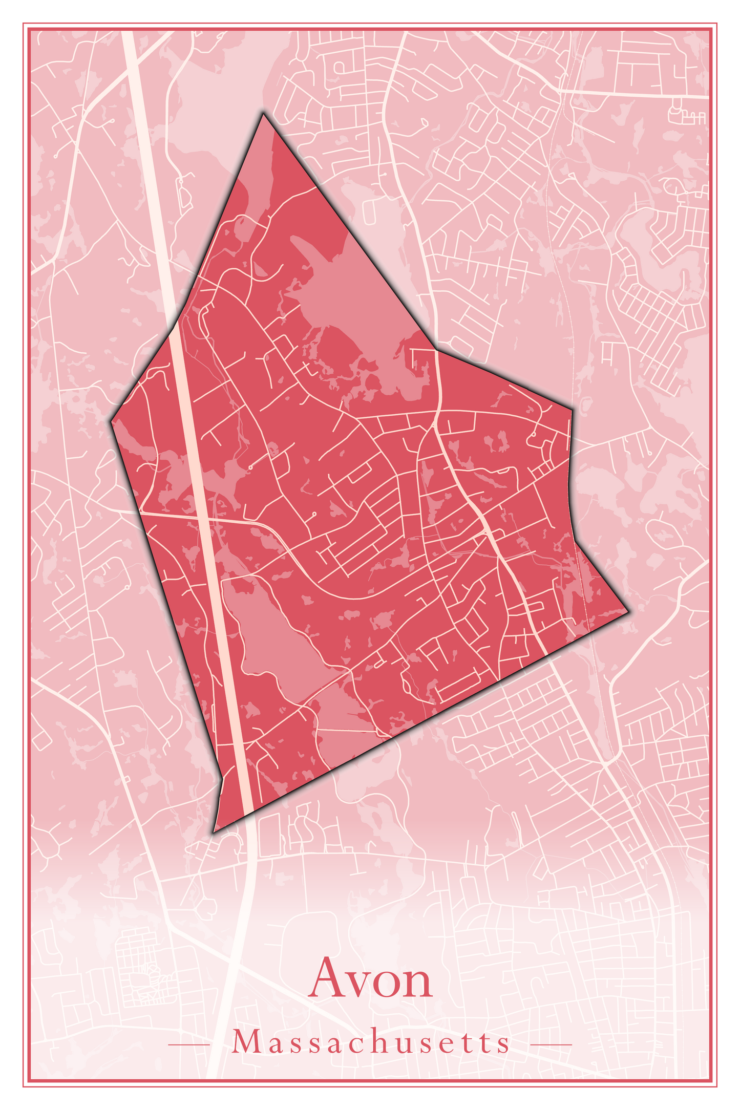 Massachusetts Towns - Street Map (Attleboro - Ayer)