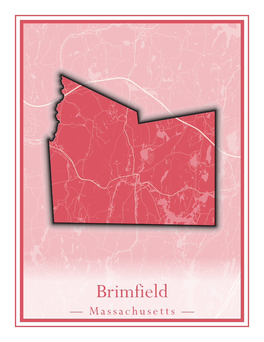 Massachusetts Towns - Street Map (Braintree - Brimfield)