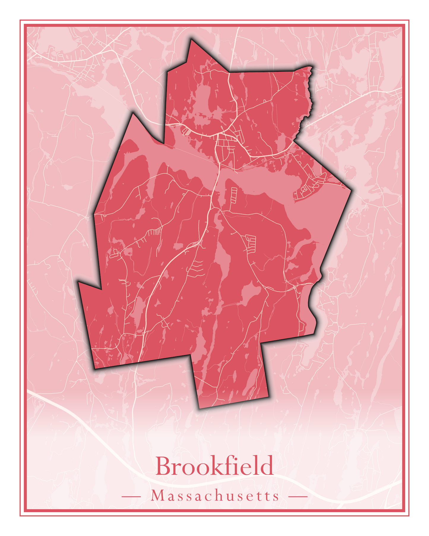 Massachusetts Towns - Street Map (Brockton - Buckland)