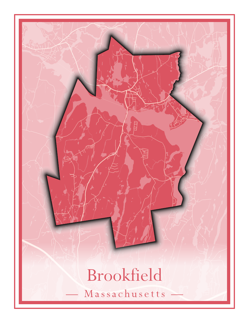 Massachusetts Towns - Street Map (Brockton - Buckland)