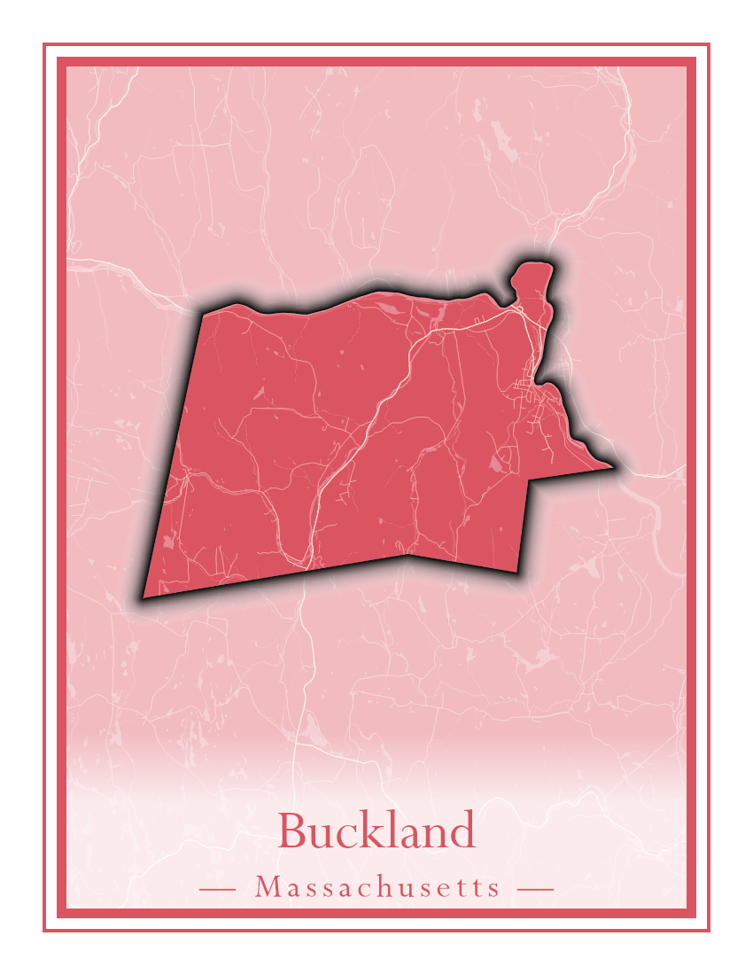 Massachusetts Towns - Street Map (Brockton - Buckland)