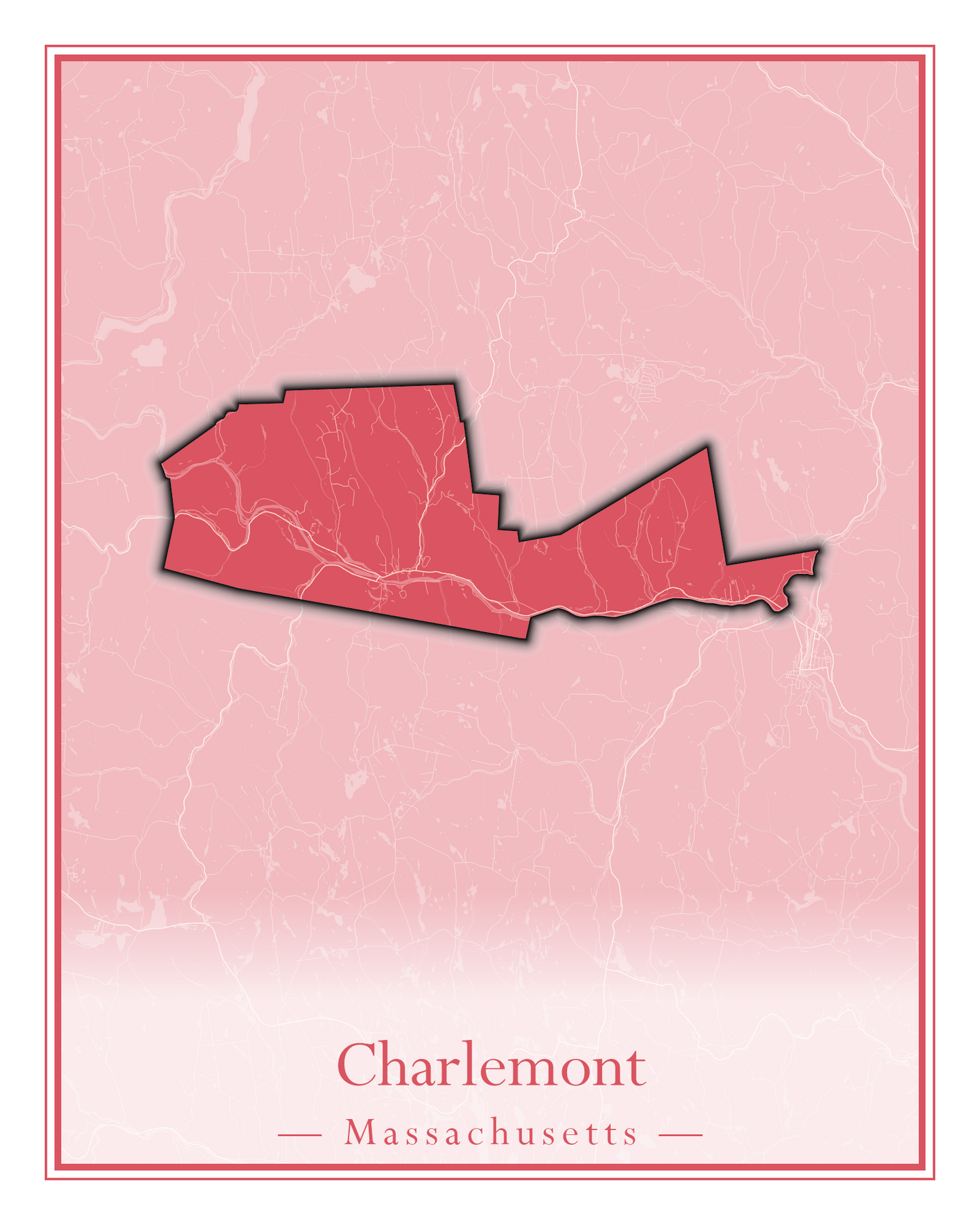 Massachusetts Towns - Street Map (Carver - Chatham)