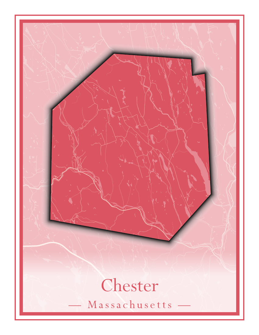 Massachusetts Towns - Street Map (Chelmsford - Chester)