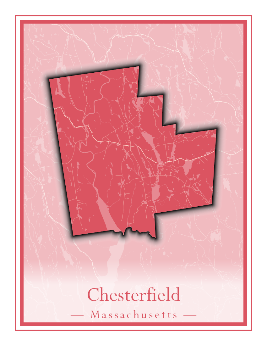 Massachusetts Towns - Street Map (Chesterfield - Clarksburg)