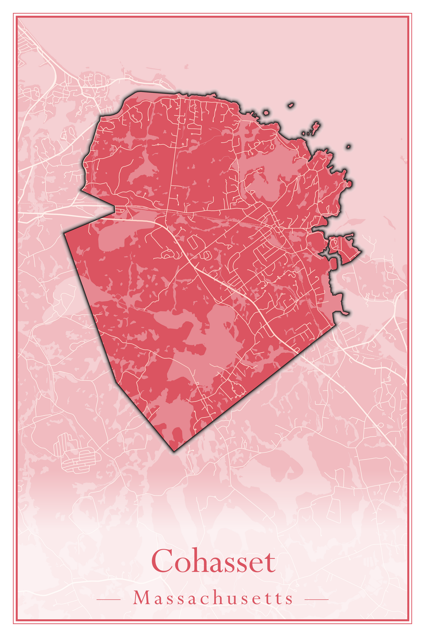 Massachusetts Towns - Street Map (Clinton - Concord)