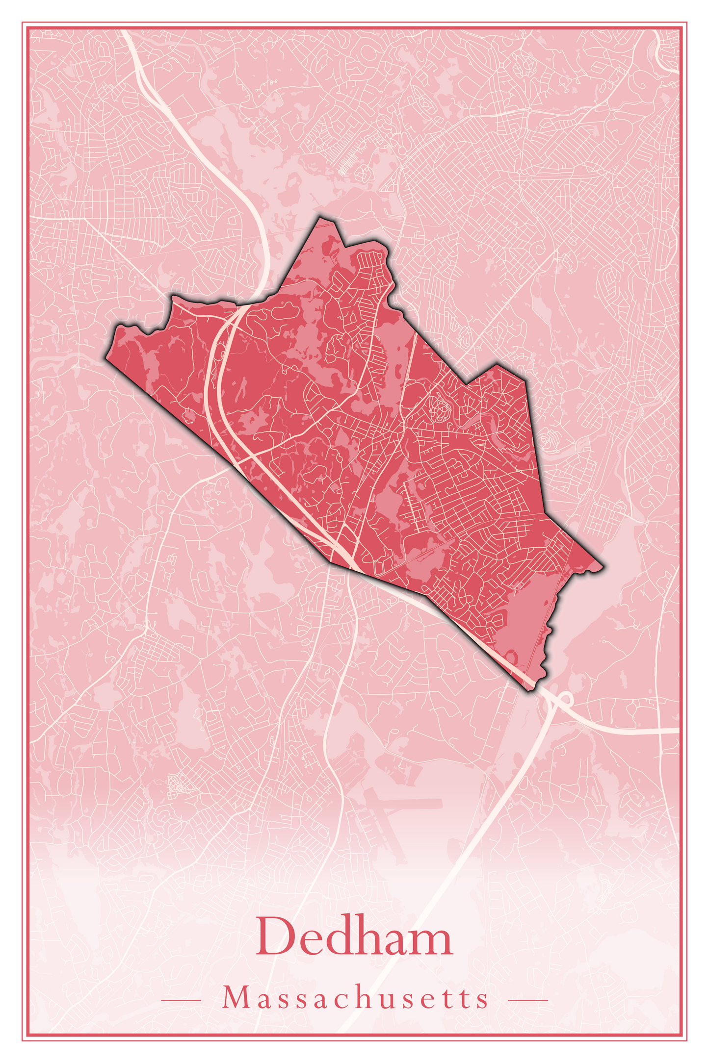 Massachusetts Towns - Street Map (Dartmouth - Dennis)