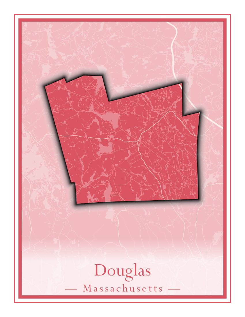 Massachusetts Towns - Street Map (Dighton - Dracut)